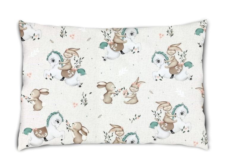 MimiNu, Karuzela, poszewka bawełniana, 60-40 cm