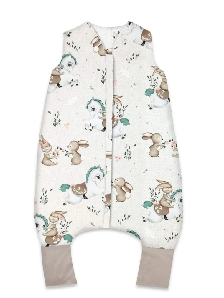 MimiNu, Karuzela, śpiworek do spania z nogawkami, letni, TOG 0.5, rozmiar S, 1-2.5 l