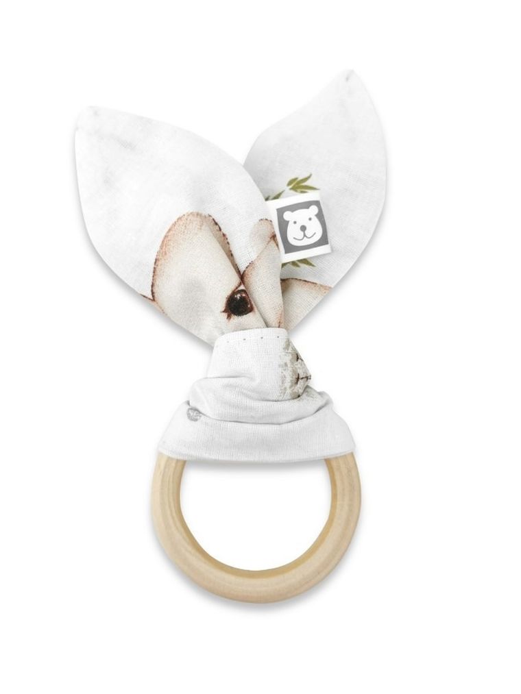 MimiNu, Kotki, gryzak bawełniany, 16-12 cm