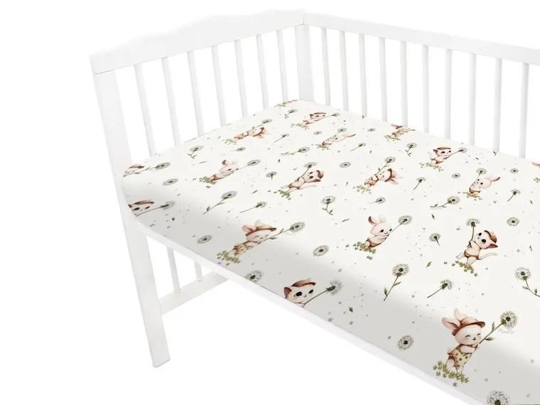 MimiNu, Kotki, prześcieradło, 60-120 cm