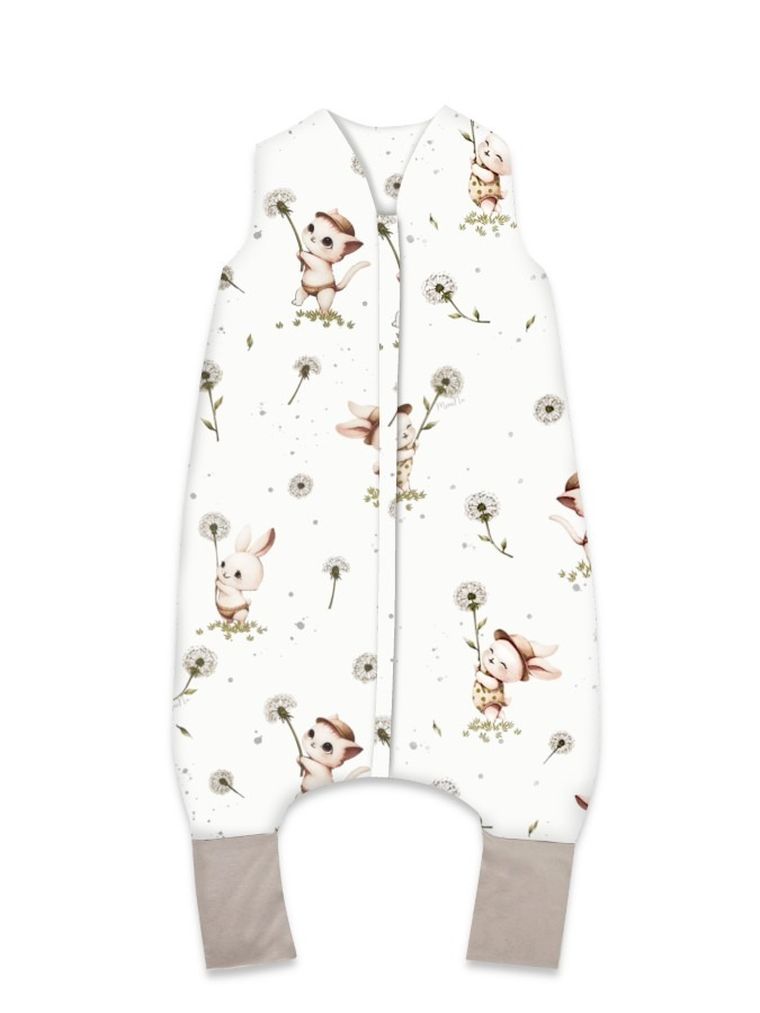 MimiNu, Kotki, śpiworek do spania z nogawkami, letni, TOG 0.5, rozmiar M, 2-6 l