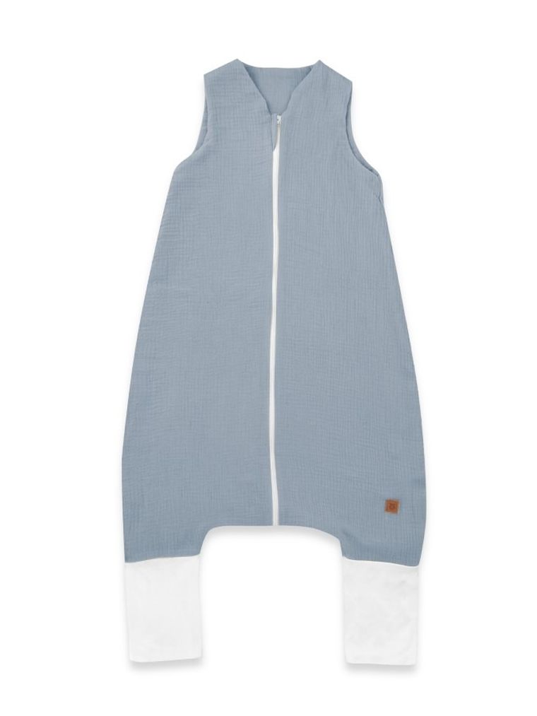 MimiNu, letni śpiworek z nogawkami, muślin, jeans, TOG 0.5, rozmiar M, 2-6 l