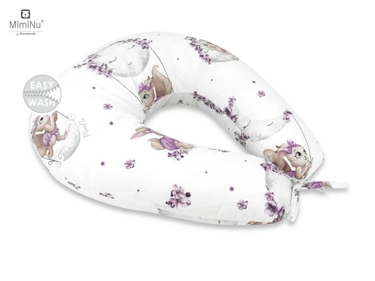 MimiNu, Lili, Podkowa, poduszka do karmienia, wrzos