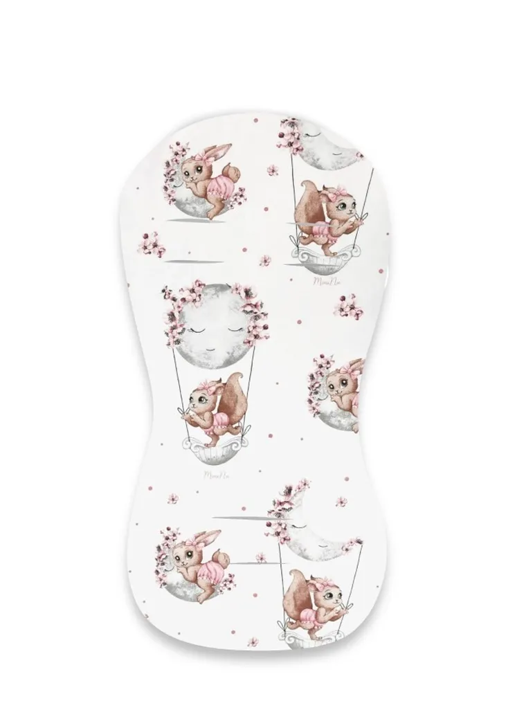 MimiNu, Lili, wkładka uniwersalna, bawełna, pudrowy róż, 35-70 cm