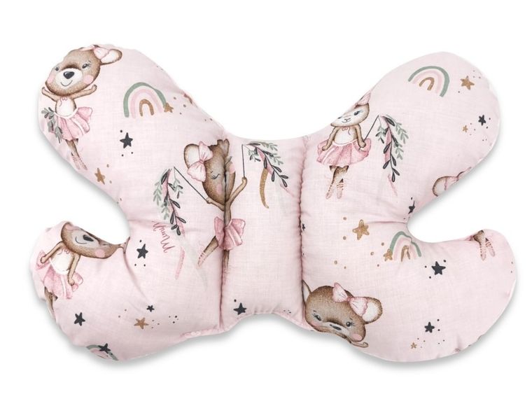 MimiNu, Little Ballerina, poduszka antywstrząsowa, motylek