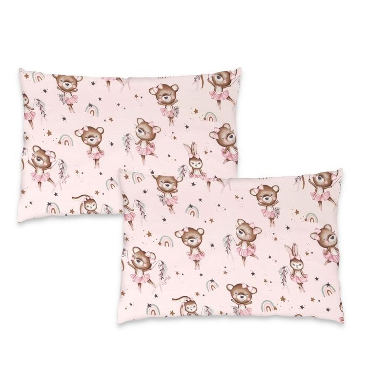 MimiNu, Little Ballerina, poszewka na poduszkę, 40-60 cm, 2 szt.