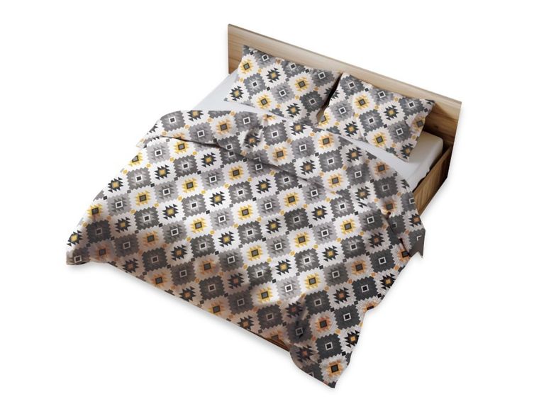 MimiNu, Loft, 3-częściowy komplet pościeli, 140-200 + 2 poszewki, 50-60 cm