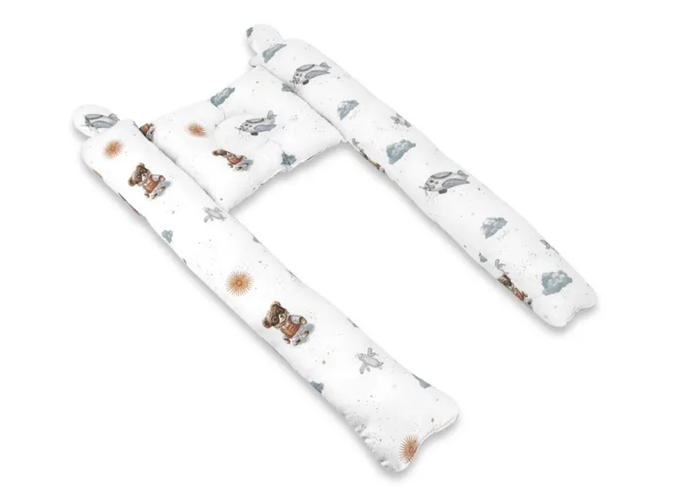 MimiNu, Misie, poduszka ergonomiczna, błękit