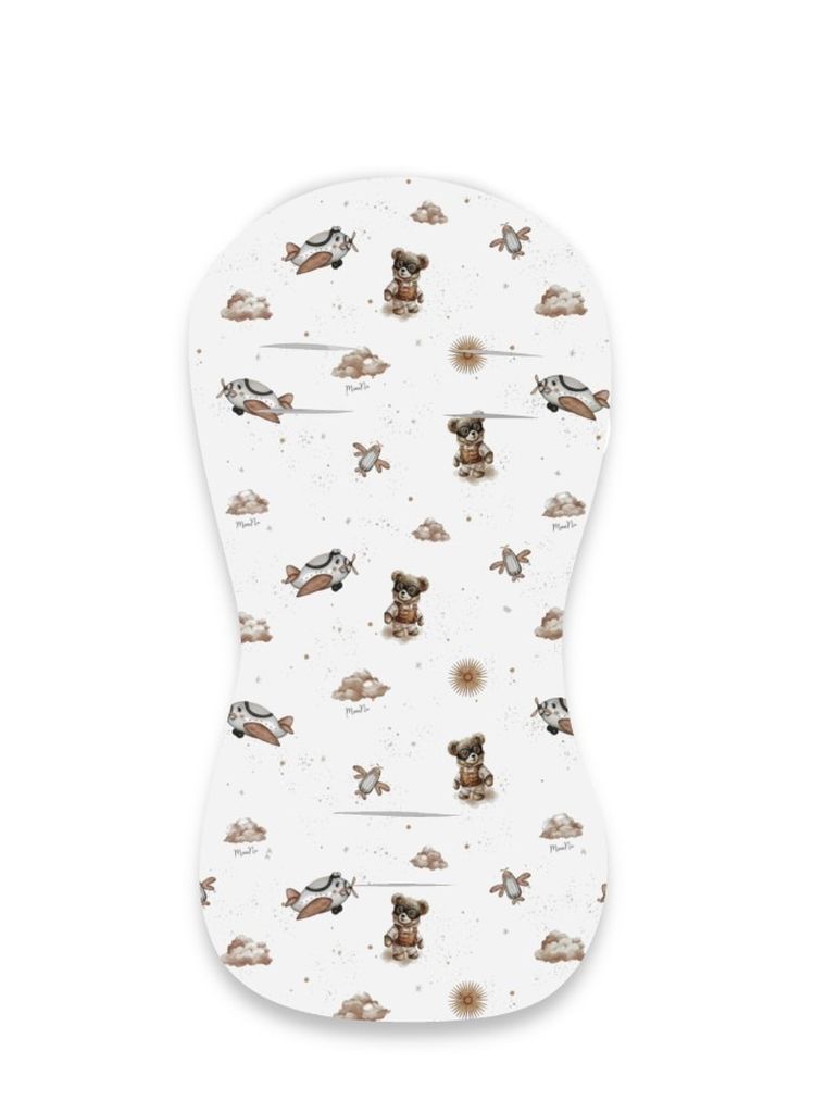 MimiNu, Misie, wkładka uniwersalna, bawełna, beż, 35-70 cm