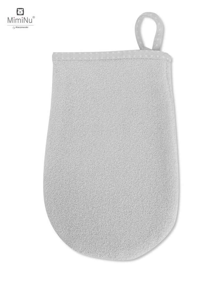 MimiNu, myjka kąpielowa, termofrotte, szara, 2 szt.