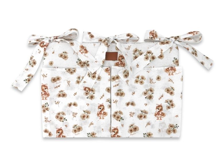 MimiNu, Oslo, Kaczuszki, przybornik bawełniany, beż