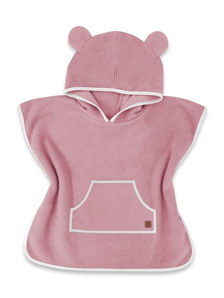 MimiNu, ponczo plażowe szybkoschnące, termofrotte, malina, 1-4l