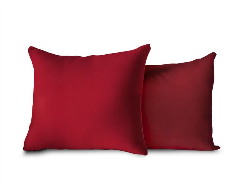 MimiNu, poszewki dekoracyjne, velvet, czerwone, 45-45 cm, 2 szt.