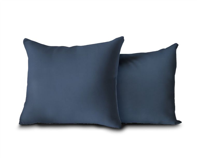 MimiNu, poszewki dekoracyjne, velvet, granatowe, 45-45 cm, 2 szt.