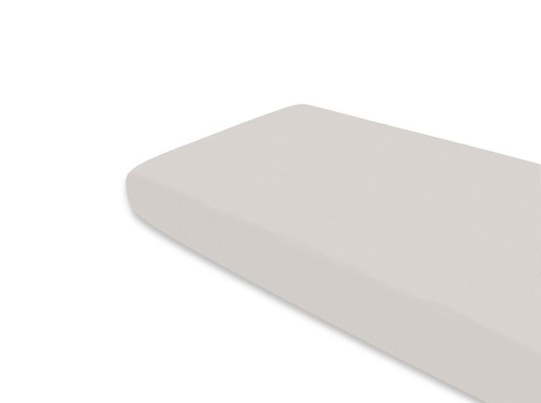 MimiNu, prześcieradło, jersey, beż, 90-200 cm