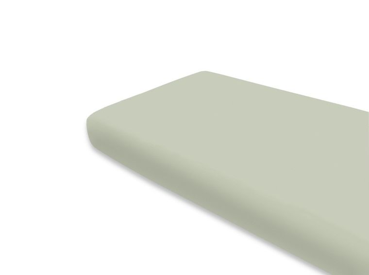 MimiNu, prześcieradło, jersey, oliwka, 90-200 cm