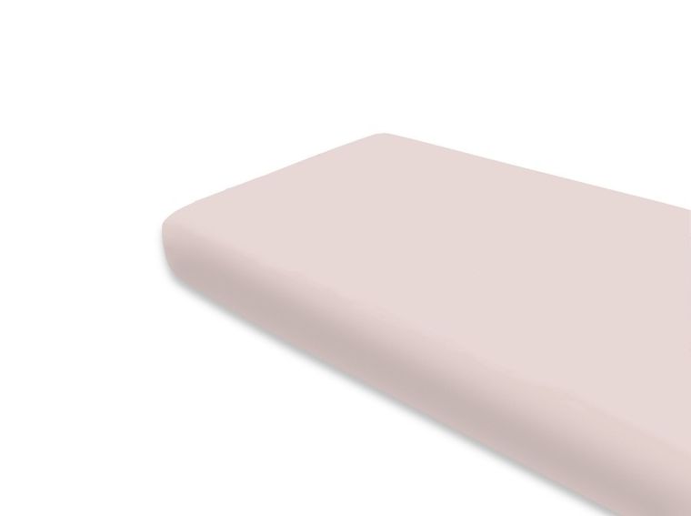 MimiNu, prześcieradło, jersey, pudrowy róż, 90-200 cm