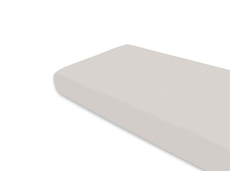 MimiNu, prześcieradło jersey z gumką, beż, 80-160 cm