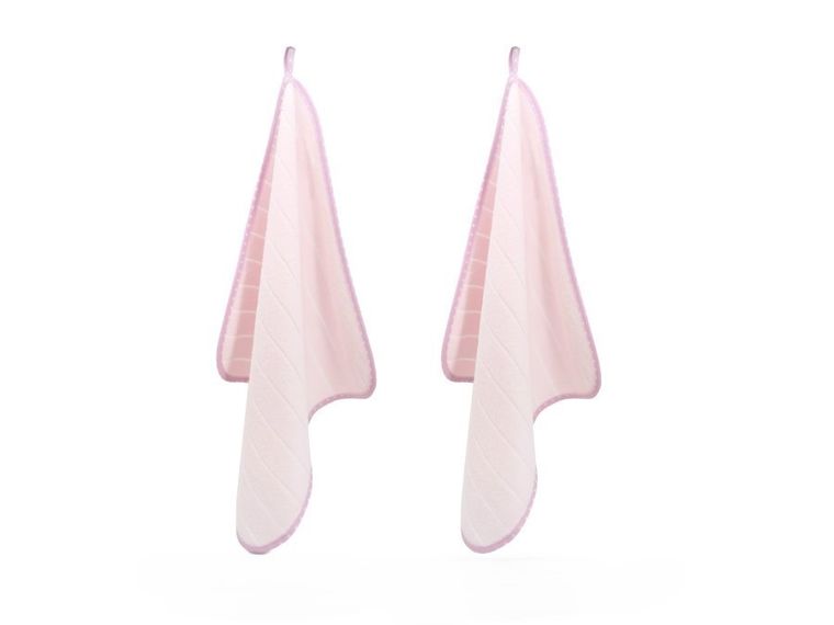 MimiNu, ręcznik, termofrotte, róż, 40-40 cm, 2 szt.