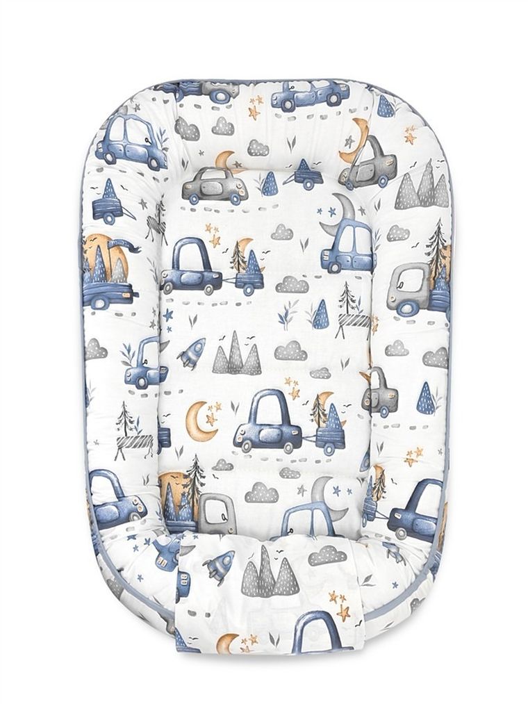 MimiNu, Samochodziki Niebieskie, kokon niemowlęcy, gniazdo