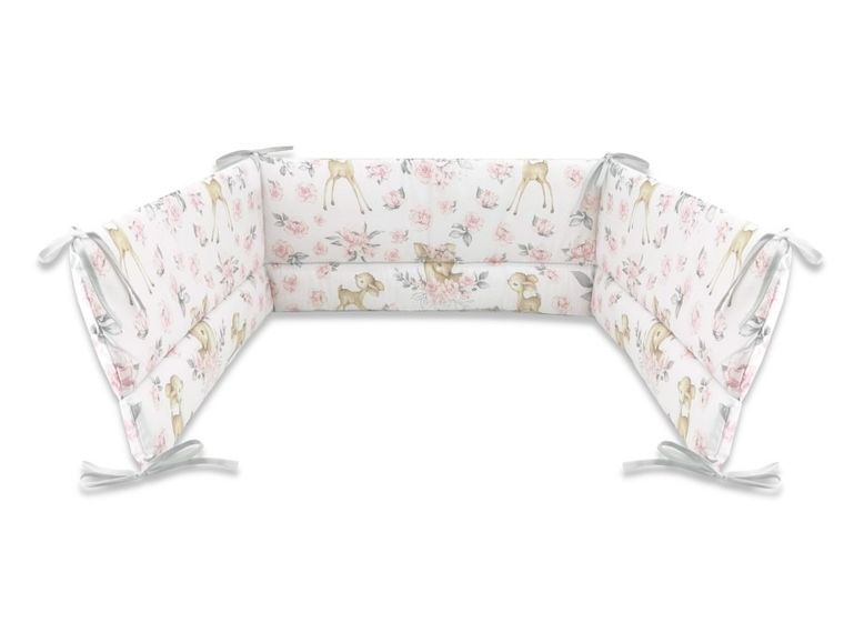 MimiNu, Słodka Sarenka, ochraniacz mocowany na troczki, róż, 180-30 cm