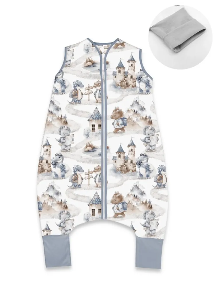 MimiNu, Smok Turysta, śpiworek do spania z nogawkami, TOG 2.5, rozmiar S, 1-2,5 l