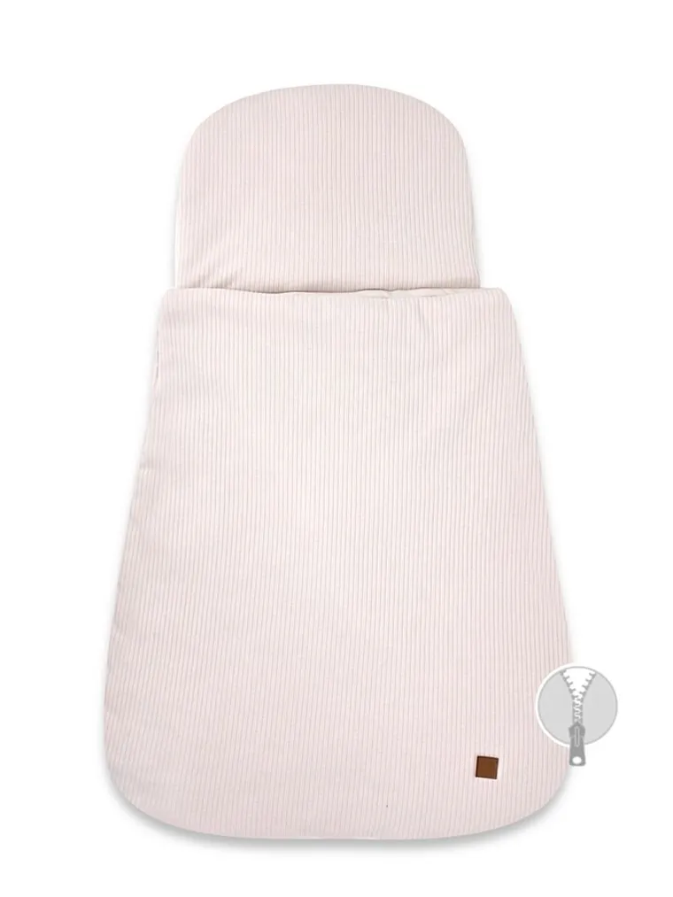 MimiNu, Soft, becik do spania i tulenia, interlock, TOG 2-2.5, pudrowy róż