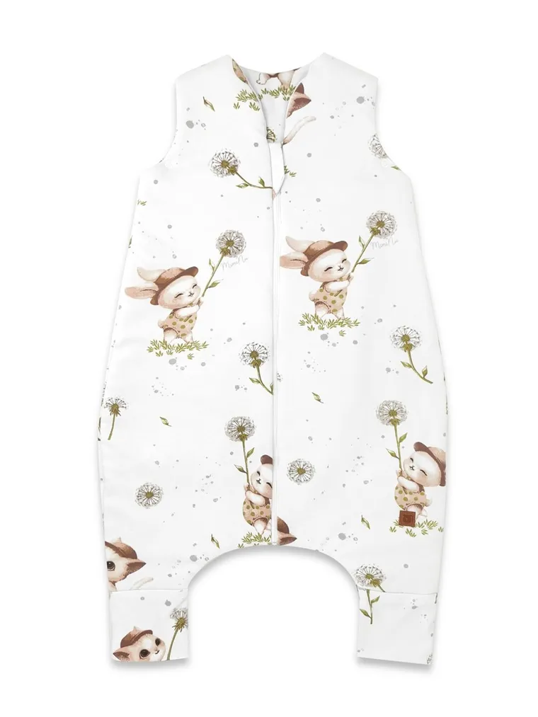 MimiNu, Soft, Flo, śpiworek do spania z nogawkami, kotki, TOG 0.5, rozmiar M, 2-6 l