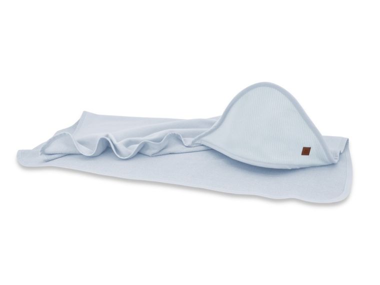 MimiNu, Soft, okrycie kąpielowe, baby blue, 100-100 cm
