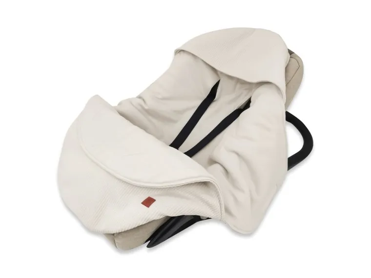 MimiNu, Soft, otulacz kubełkowy, śpiworek do fotelika samochodowego, beż, TOG 2-2.5, 0-6 m