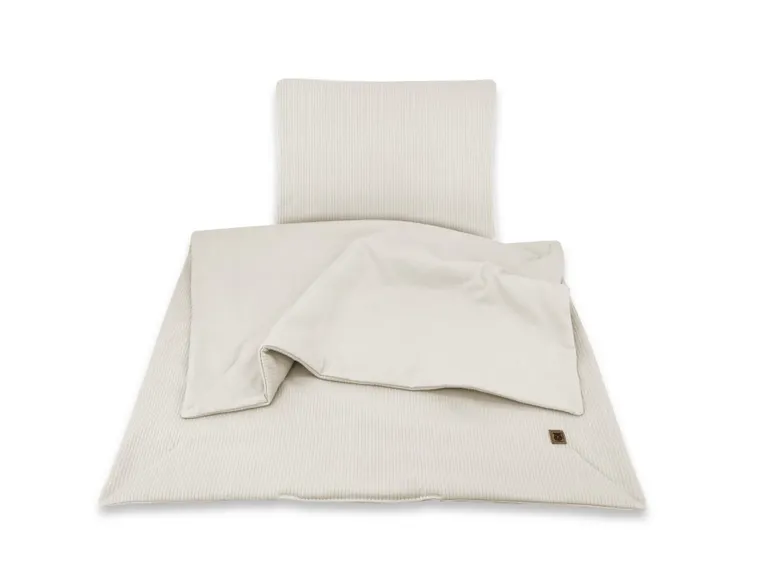MimiNu, Soft, zestaw: pościel z wypełnieniem, TOG 1.75, beż, 75-100 cm