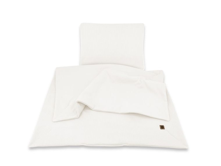 MimiNu, Soft, zestaw: pościel z wypełnieniem, TOG 1.75, ecru, 60-70 cm