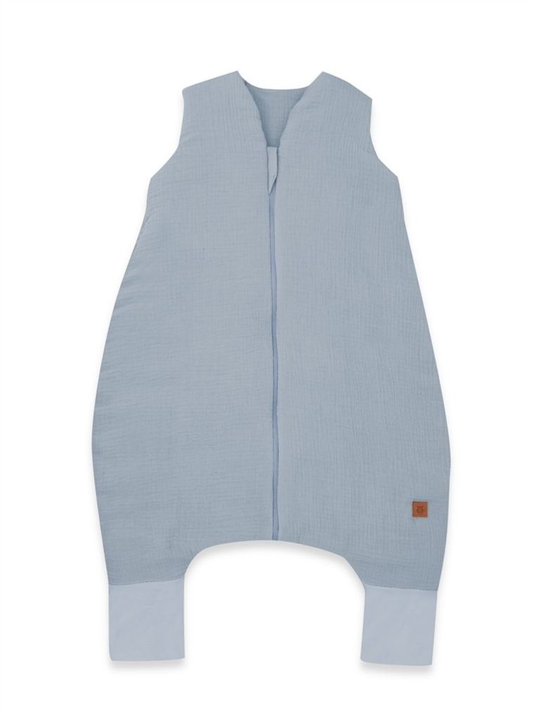 MimiNu, śpiworek z nogawkami, muślin, jeans, całoroczny, TOG 2-2.5, rozmiar S, 1-2.5 l