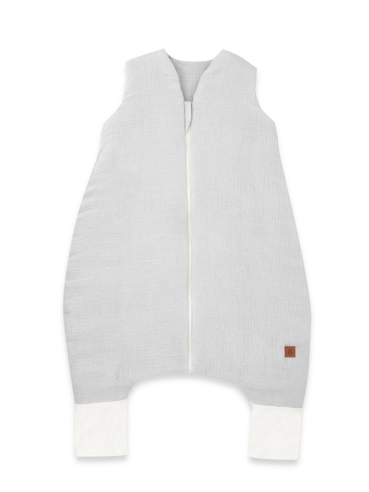 MimiNu, śpiworek z nogawkami, muślin, szary, całoroczny, TOG 2-2.5, rozmiar S, 1-2.5 l