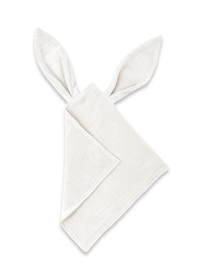 MimiNu, szmatka sensoryczna muślinowa, śmietanka, 30-30 cm