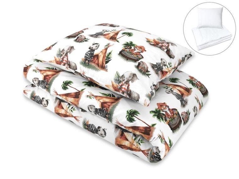 MimiNu, Tipi, Junior, 2-częściowy komplet pościeli z wypełnieniem, 100-160 cm