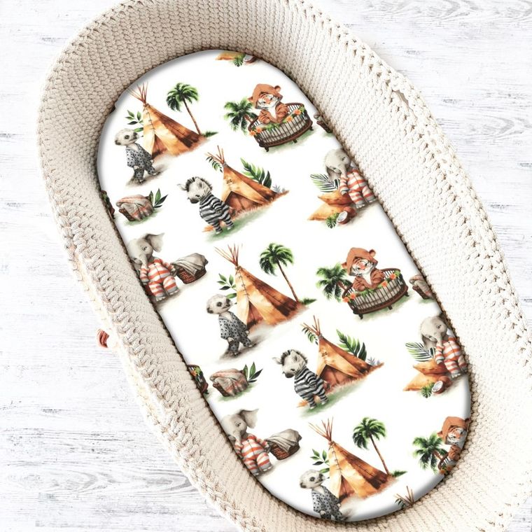 MimiNu, Tipi, prześcieradło do kołyski, 40-90 cm