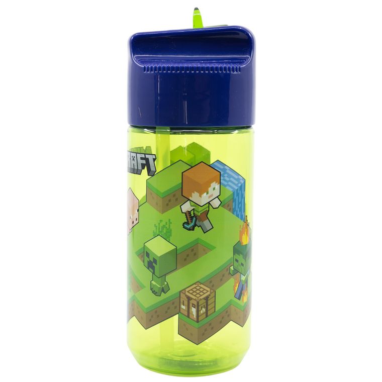 Minecraft, butelka plastikowa na wodę, ecozen, 430 ml