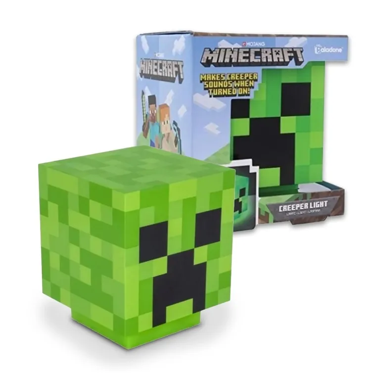 Minecraft, Creeper, lampka