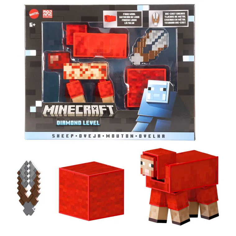 Minecraft, Diamentowy Poziom, Owca, figurka