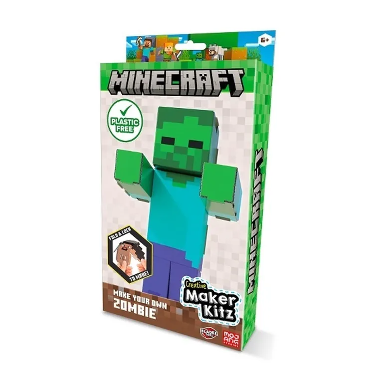 Minecraft, Maker Kitz, Zombie, zestaw kreatywny