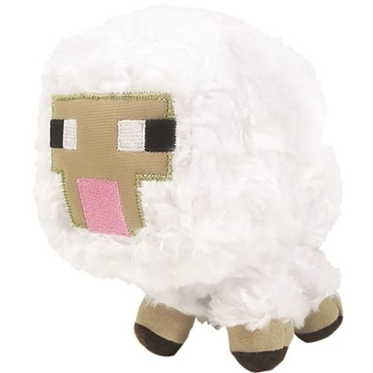 Minecraft, maskotka, biała