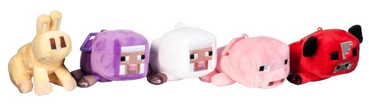 Minecraft, pluszowy breloczek