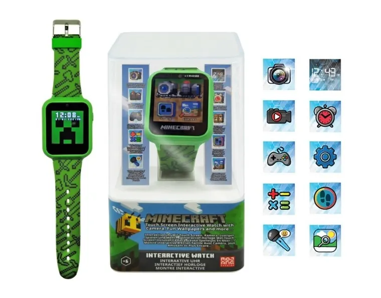 Minecraft, smartwatch, 10 funkcji