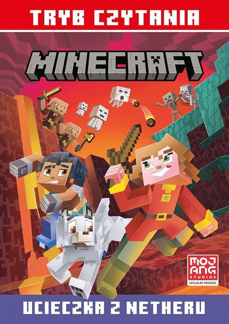 Minecraft. Ucieczka z Netheru. Tryb czytania