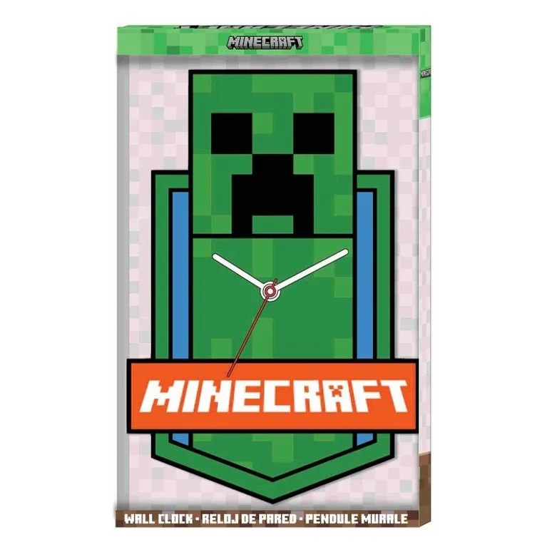 Minecraft, zegar ścienny