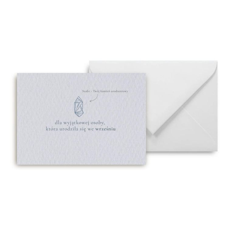 Mini kartka, Urodziny wrzesień