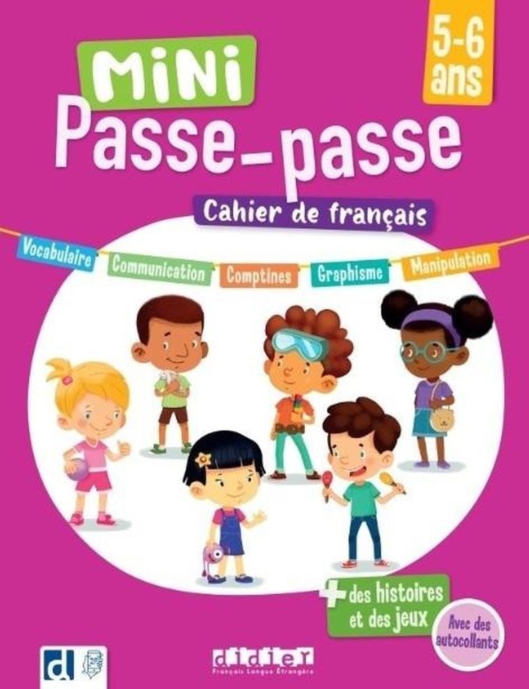 Mini Passe-Passe. Ćwiczenia 5-6 lat. Vocabulaire + online