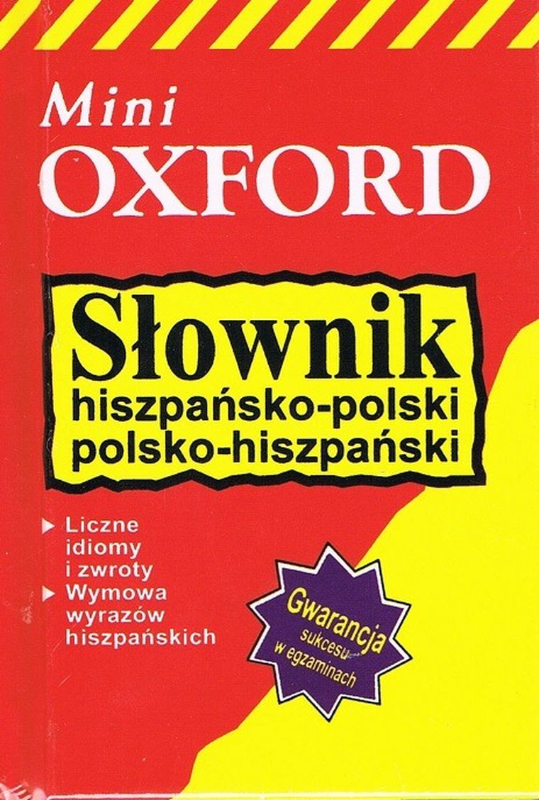 Mini słownik Oxford hiszpańsko-polski, polsko-hiszpański