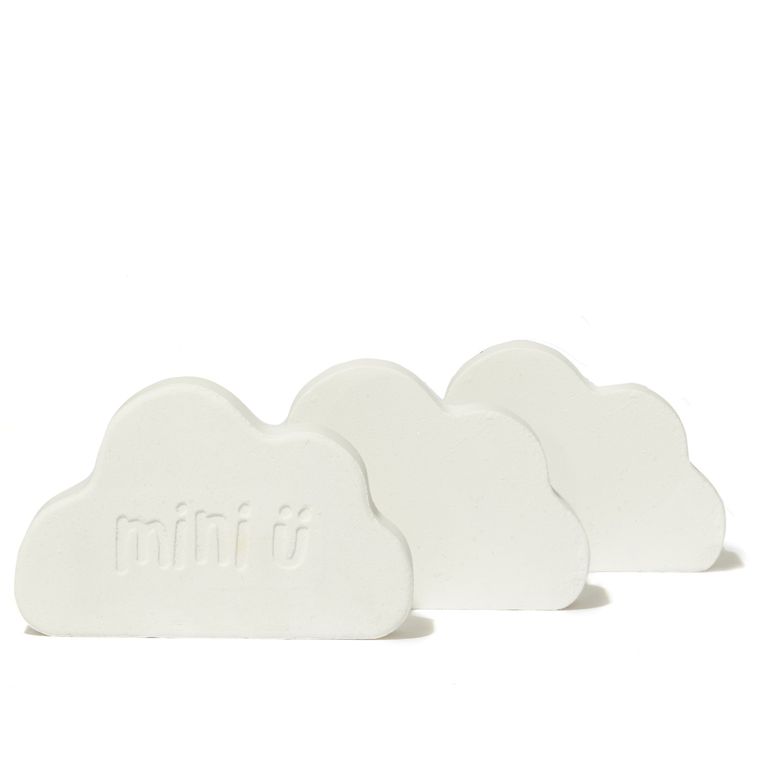 Mini U, tęczowe chmurki do kąpieli dla dzieci, 3 szt.
